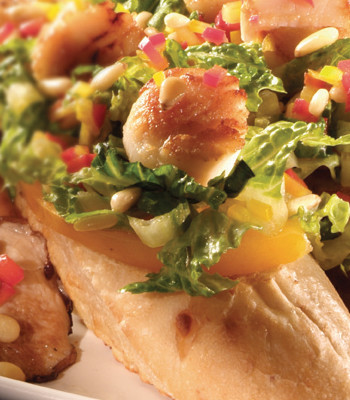Scallop Bruschetta